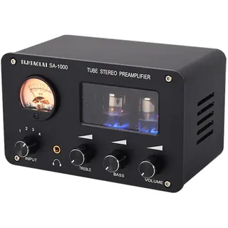 OEM Sa-1000 Audiophiler Röhrenvorverstärker, Elektrischer Audioverstärker, 4 Eingänge, 2 Ausgänge, Schnittstellen, Verlustfreies Schalten, Integrierter 5532-chip