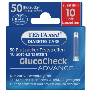 Testa med Testa-Med GlucoCheck ADVANCE Teststreifen