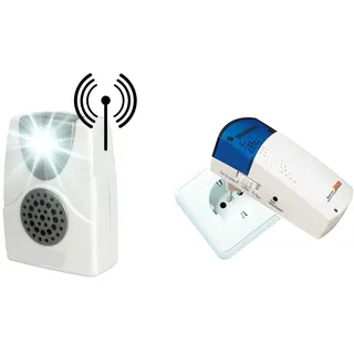 Maag Electronic Telefon Klingeltonverstärker Ringflash 95 dB Rufton Blitzlicht per Funk