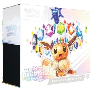 The Pokémon Company International Sammelkarte Pokemon Prismatische Entwicklungen Top Trainer Box (deutsch)