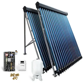 Feuer-Anker Röhrenkollektor Solarpaket Vakuumröhrenkollektor HP22-2 7,22 m2 Solaranlage