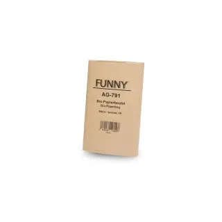 Funny Bio-Papierbeutel 10 l unbedruckt | 300 Stück