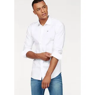 Tommy Hilfiger Original Stretch Slim Fit Langarmhemd Classic White S