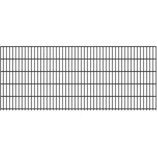 FA-Bausysteme Doppelstabmattenzaun 6/5/6 250 x 100 cm Anthrazit