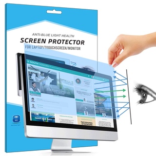 FiiMoo Abnehmbarer 24 Zoll Computer/Monitor Anti Blue Screen Protector, Premium Anti Blaulichtfilter, Blendschutzfolie Augenschutz Displayschutzfolie für 24" Monitor Display 16: 9-Removable