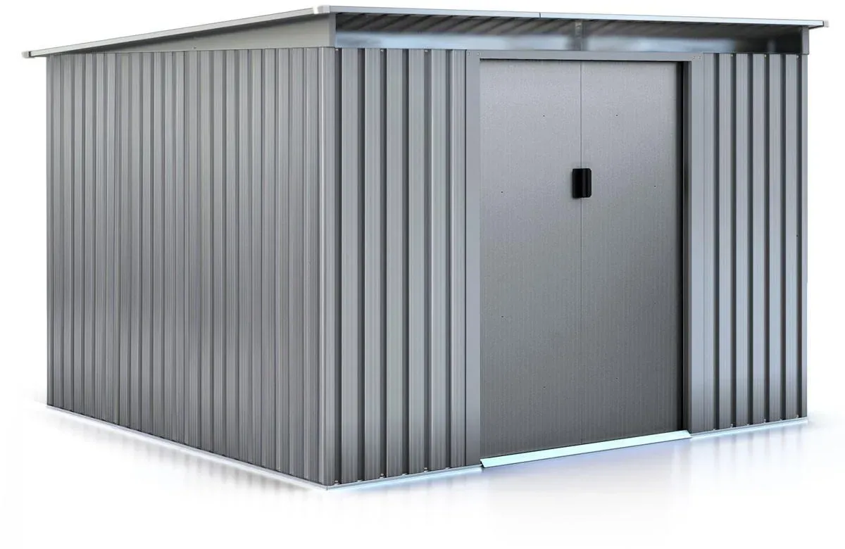 METALL-GARTENHAUS texas Grau