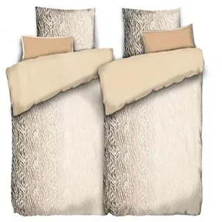 WINTERENGEL Wendebettwäsche mit Teddyplüsch Mikrofaser Flanell Doppelbett, 6tlg.