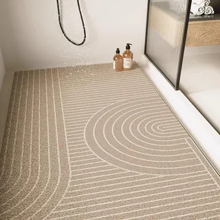 Duschmatte rutschfest, Antirutschmatte Dusche Schimmelresistent, Waschbar PVC Badewannenmatte für Badezimmerböden, Dusche Antirutschmatte(M,50 x 120 cm)