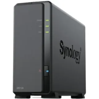 Synology DS124 Leergehäuse Schwarz