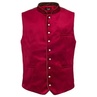 Ramona Lippert Trachtenweste Trachten Weste Herren Xaver weinrot oder steingrau rot 60