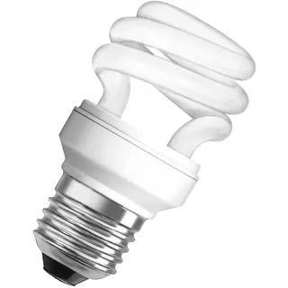 Osram 334480 Duluxstar MiniTwist 8 W/825, entspricht 40 Watt, Sockel E27 Energiesparlampen in Spiralform, warmweiß