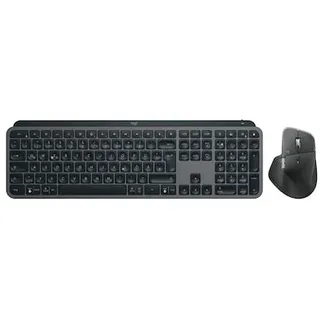 Logitech MX Master 4 Combo für Windows Grafit, Kabellose Maus-Tastaturkombination, Bluetooth, Logi Bolt, Unterstützt Logi Options+