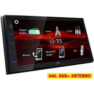 JVC 2-DIN KW-M180DBT Auto Radioset für OPEL Omega B & Vectra C