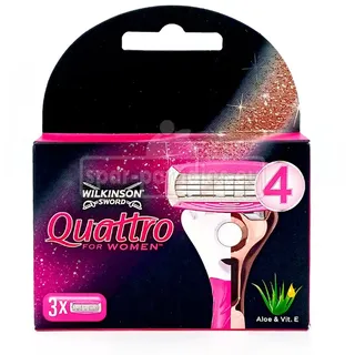 Wilkinson Rasierklingen Quattro for Women 3 St.