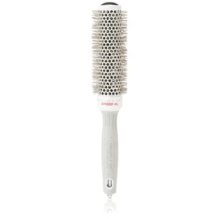 Olivia Garden Rund-Haar-Bürste Ceramic + Ion Speed XL 35/50 mm, langer Bürstenkörper für kürzere Föhnzeiten, antistatische Rundbürste (Ionen Haarbürste ) zum Föhnen und Glätten mittellanger Haare
