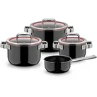 Fusiontec Function Pro, Topf-Set, 4-teilig, Black