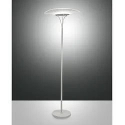 Fabas Luce LED Stehleuchte VELA, 24W 3000K 2180lm, Metall / Acryl, dimmbar, weiß FAB-3625-10-102