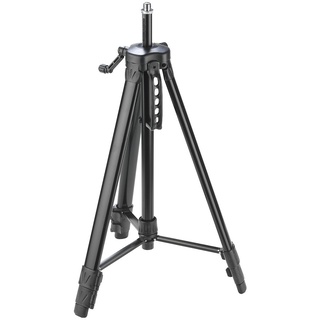 KWB Bau-Stativ 155 cm hoch - Höhenverstellbar mit Kamera-Adapter - Vielseitig einsetzbar für Laser-Messgeräte