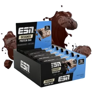 ESN Designer Bar Box, 12 x 45g Riegel, Dark Cookie