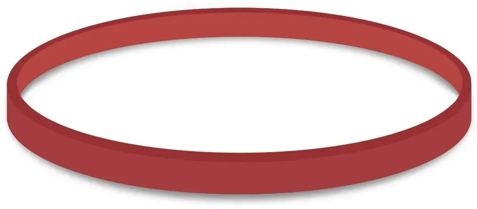 Gummiband rot 4mm Ø8cm [1 kg]