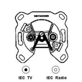 Kathrein ESD 52 Antennen-Steckdose