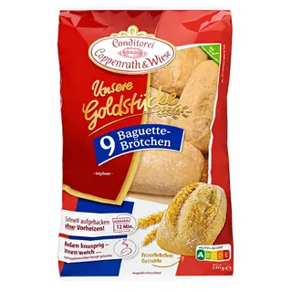 Coppenrath & Wiese Unsere Goldstücke Baguettebrötchen 540 g
