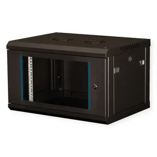 Value 19-Zoll Wandgehäuse 6HE, 600x450mm schwarz, Bausatz