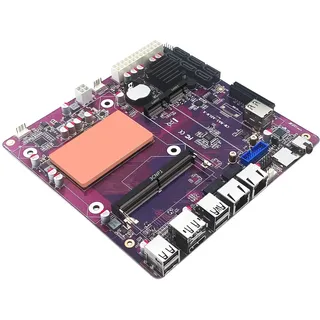 Glovary NAS Mainboard N355 Mini ITX, 2 x i226V 2.5GbE LAN NAS Motherboard, Barebone, 1 xDDR5, 2 xM.2 NVMe SSD Slot, 6 xSATA3.0, 1 xPCIe3.0 x4 Slot, TF Card Slot, SPK/MIC