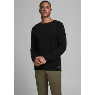 JACK & JONES Hill Knit Pullover Black XL