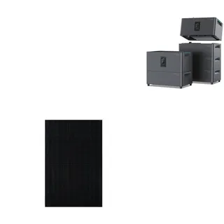 C Plus 2,56kWh Solarspeicher inkl. Erweiterungsakku 7,68kWh + 3x 450 W Solarpanel