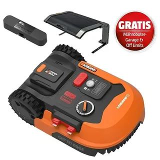 Worx PowerShare 20V Mähroboter-Set  (Landroid M700 Plus, Garage WA0810 & Off Limits)