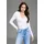 LAURA SCOTT LAURA SCOTT 34 Basic V-Ausschnitt mit V-Ausschnitt unifarbenes