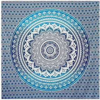 Wiladu Mandala Tuch Mehrzweck Pareo/Strandtuch XXL, Dünn und Sandabweisend, Große S...