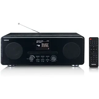 Lenco DIR-261BK - Internetradio mit DAB+ CD/MP3-Player,