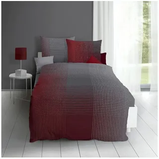 Mako-Satin rubin 200 x 200 cm + 2 x 80 x 80 cm