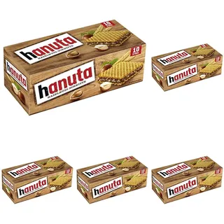 Ferrero Hanuta, 10 Stück, 220g (Packung mit 5)