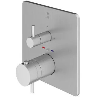 Mariner Eden coaxial square Thermostat eckig chrom gebürstet (EDE2803-CS)