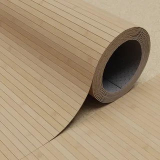 DE-COmmerce Fertigparkett aus Bambus FLEXBAMBOO 400x200 cm Bodenbelag mit naturbelassener Rückenausstattung 200 cm Breite | Farbe: Nature, roh