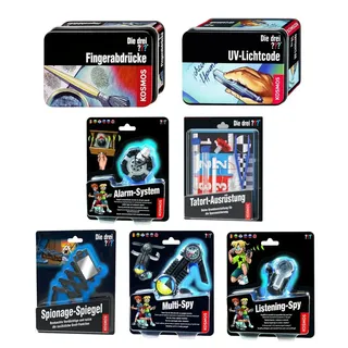 Kosmos - Die Drei ??? Fragezeichen - großes Detektiv-Set (7-teilig)