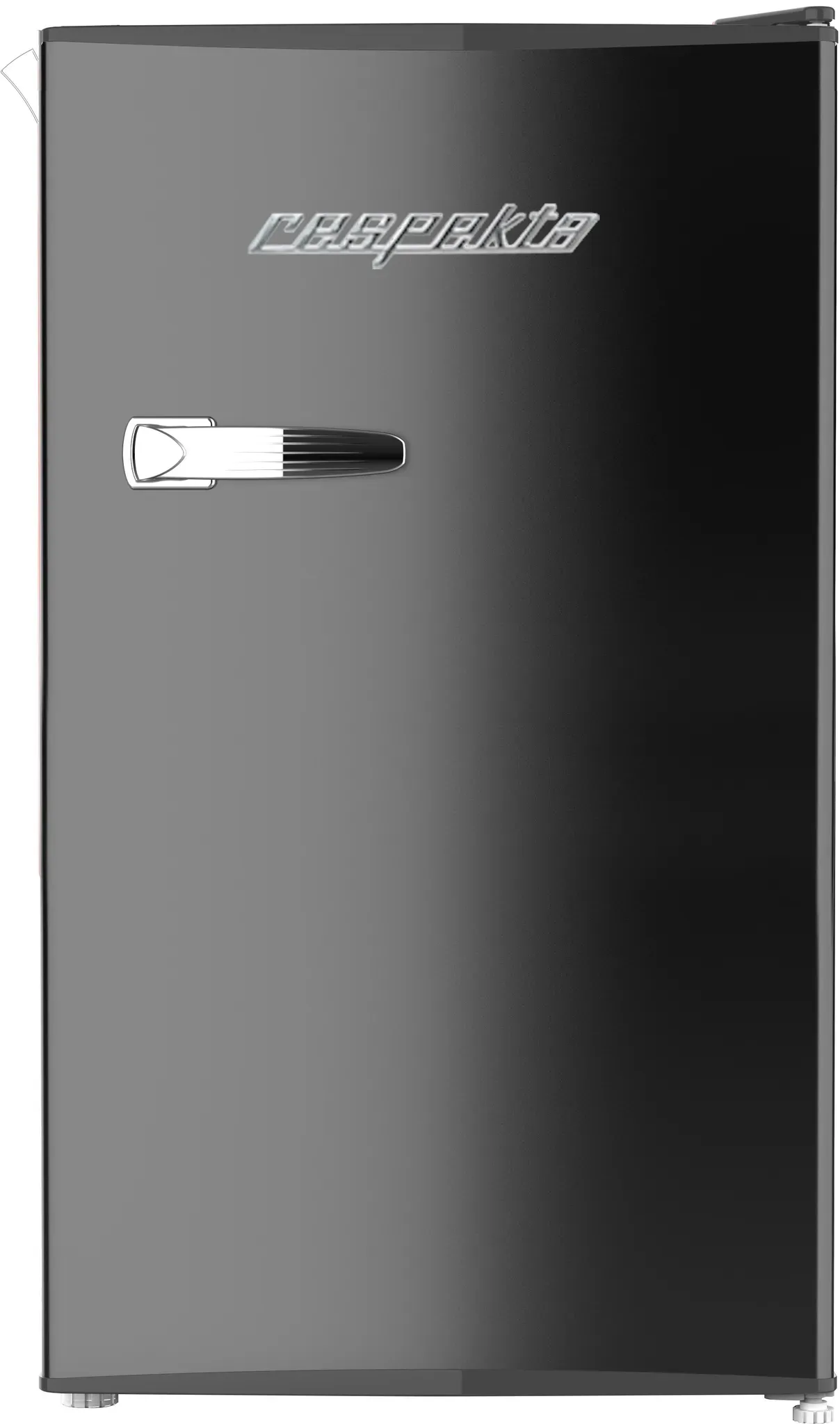 Kühlschrank Gefrierfach freistehend Retro 83 cm 90 Liter Schwarz Respekta