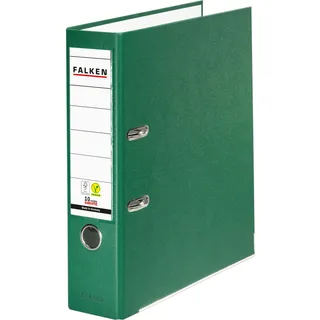 Falken Ordner PP-Color DIN A4 Rückenbreite: 80mm grün 2 Bügel 9984055