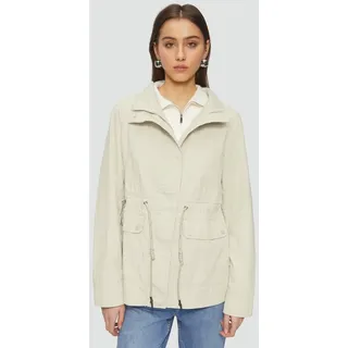 QS Baumwolljacke mit Tunnelzug in der Taille hellgrau M