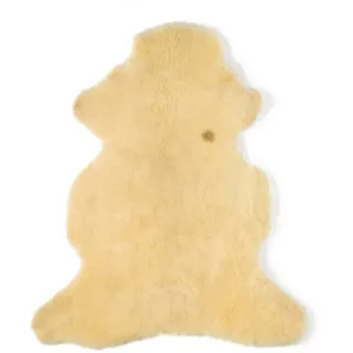 Hofbrucker 100% Bio Schwarzkopf Merino Schaffell aus Bayern/Lammfell. Weich und Flauschig sowie Selbstreinigend medizinisch geschoren mit Naturmerkmalen 100-110 cm Lammfell mit Naturmerkmalen