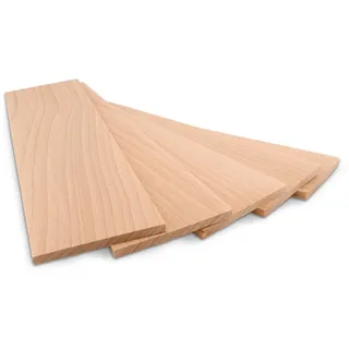 Metrie | Bh258E Bastelbrett Buchenholz | 258 x 70 x 5 mm