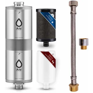 Alb Filter® FUSION Active+Nano Trinkwasserfilter gegen Schadstoffe und Keime | Untertisch | Made in Germany Edelstahl Natur