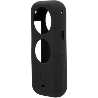 Panoramakamera-Schutzhülle, Sport-Schutzhülle für One X2-Gehäuse, Staubdichter Silikon-Profi-Action-Rahmen mit Doppelter Versicherung, Schwarze Versicherung (eins x2 schwarz)