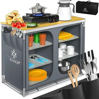 Kesser Campingschrank Campingküche Grau