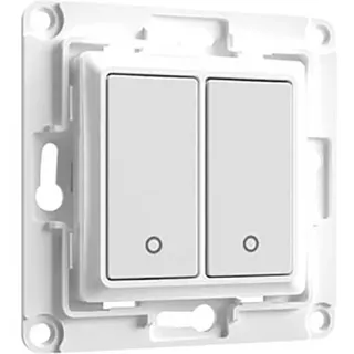 Shelly Wall Switch 2-fach weiß, Unterputz, Wandschalter (WS2-WHITE)