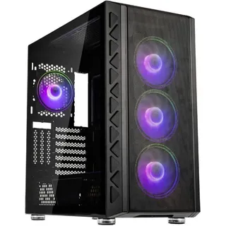 Kolink Citadel Mesh ATX Midi-Tower Gehäuse, Schwarz