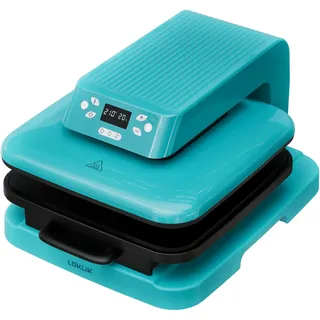 loklik Auto Heat Press Heizpresse Türkis